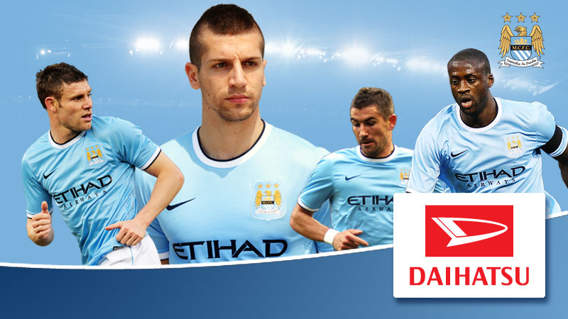 Manchester City's International Appeal Moves up a Gear with new Daihatsu Partnership
