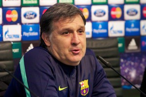 Barcelona manager Gerardo Martino