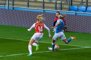 Leah Williamson and Toni Duggan