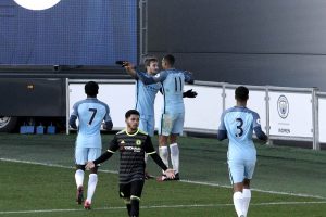 Aleix Garcia and Lukas Nmecha