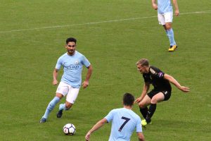 Ilkay Gundogan back in action in Manchester City EDS game against Leicester City U23