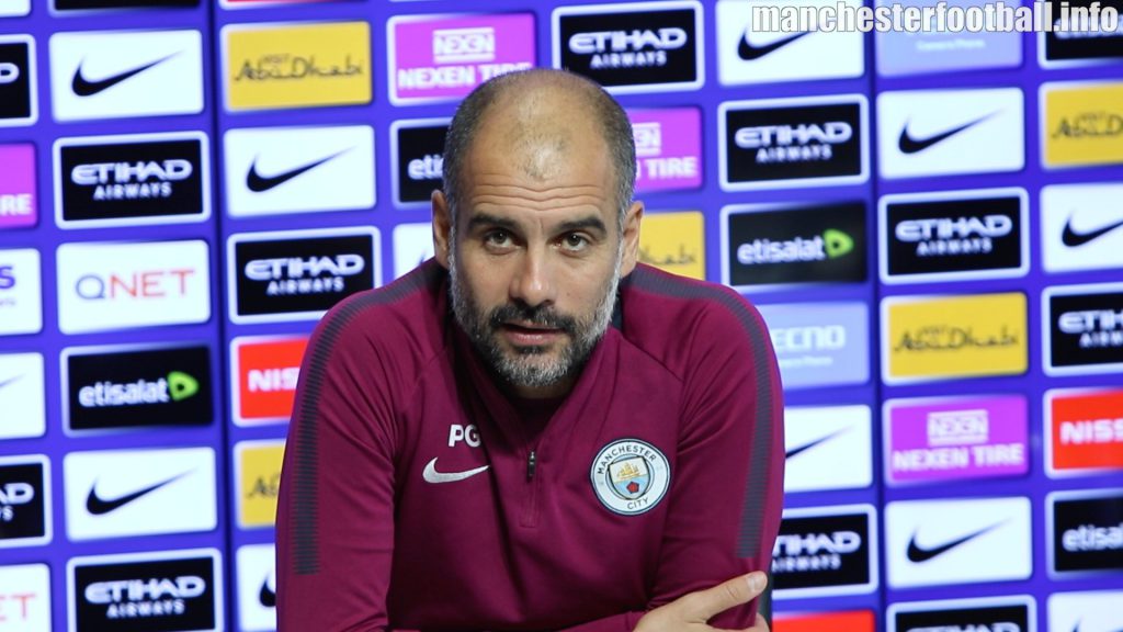 Pep Guardiola's pre-match press conference