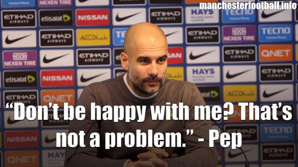 Pep Guardiola Man City vs Bournemouth Post Match Press Conference 23rd December 2017