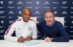 Fernandinho and Txiki Begiristain