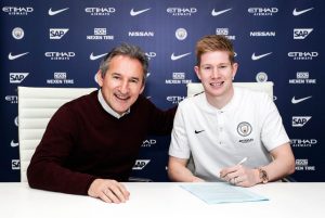 Txiki Begiristain and Kevin De Bruyne