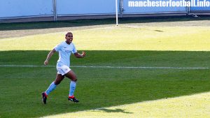 Nikita Parris celebrates her goal against Chelsea Ladies