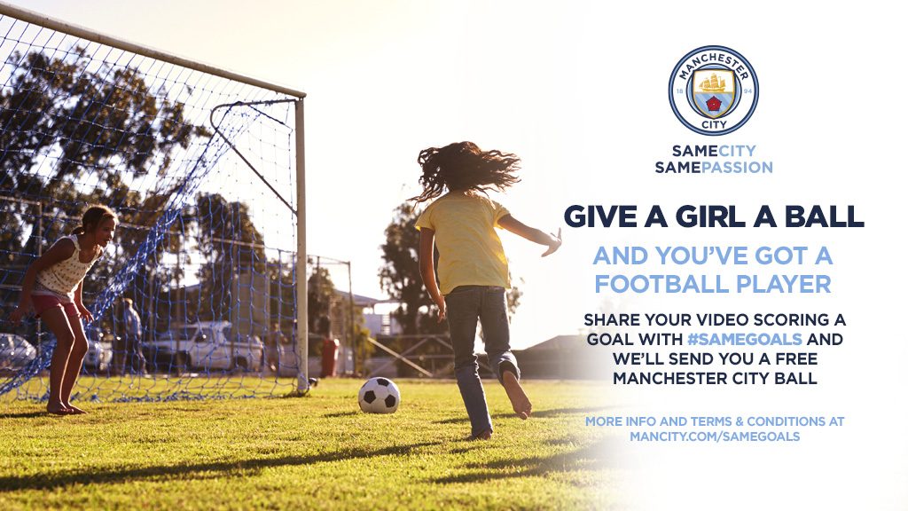 SameGoals Manchester City social media competition