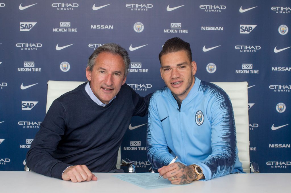 Txiki Begiristain and Ederson - new contract