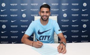 Riyad Mahrez signs for Manchester City