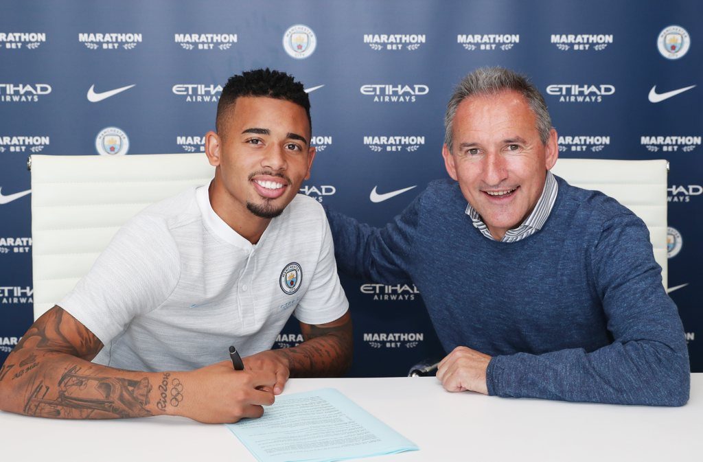 Gabriel Jesus and Txiki Begiristain