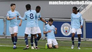 Benjamin Garre sinks to his knees in celebration of his goal against Blackburn Rovers U23