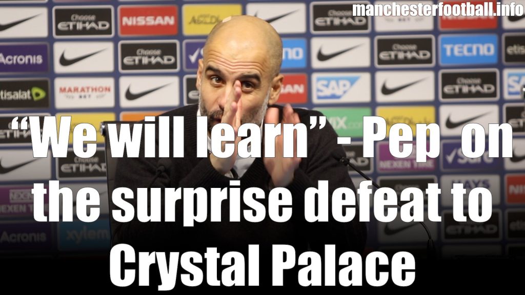 Pep Guardiola Man City vs Crystal Palace Dec 22 2018