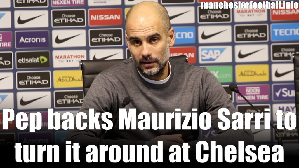 Pep Guardiola Man City vs Chelsea February 10 2019