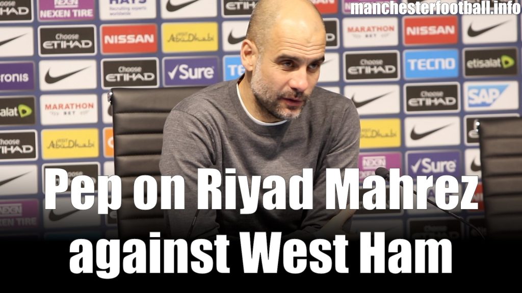 Pep Guardiola Man City vs West Ham February 27 2019