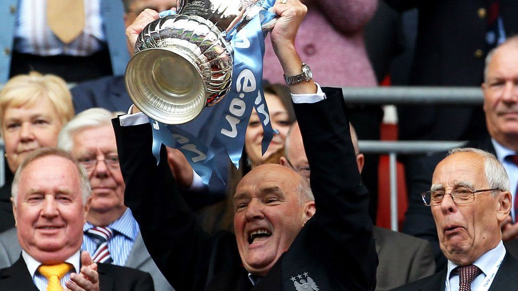 Bernard Halford lifted the FA Cup in 2011 with Manchester City