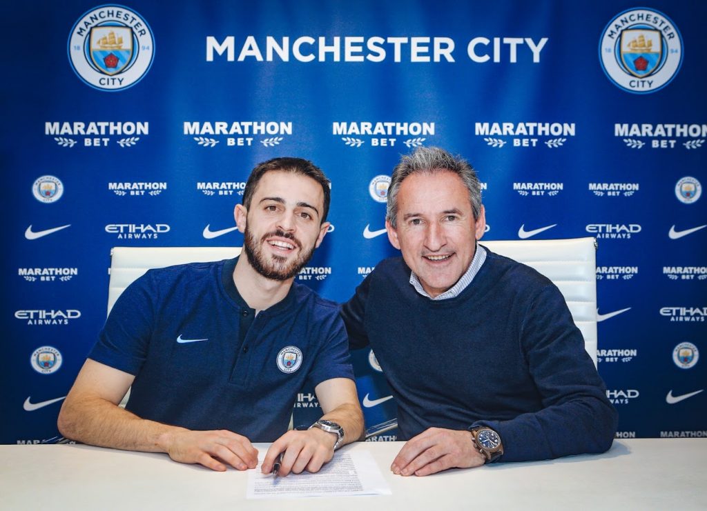 Bernardo Silva and Txiki Begiristain