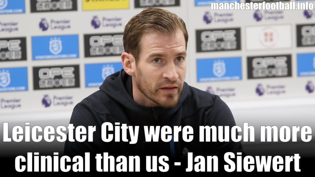 Jan Siewert Huddersfield Town vs Leicester City April 6 2019