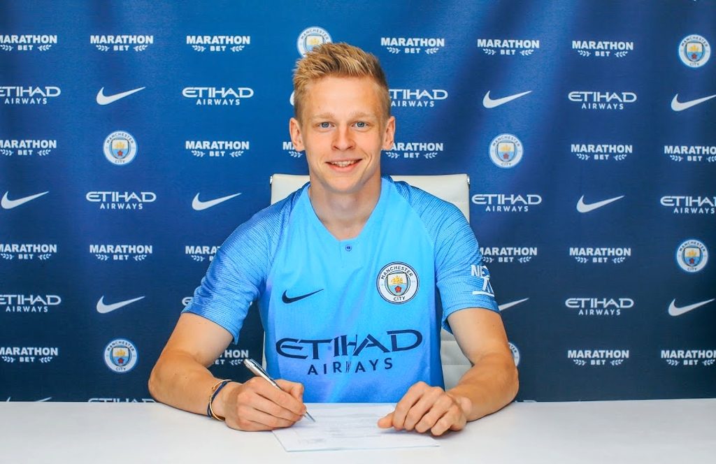 Oleksandr Zinchenko signs a new 5 year contract to stay at Manchester City