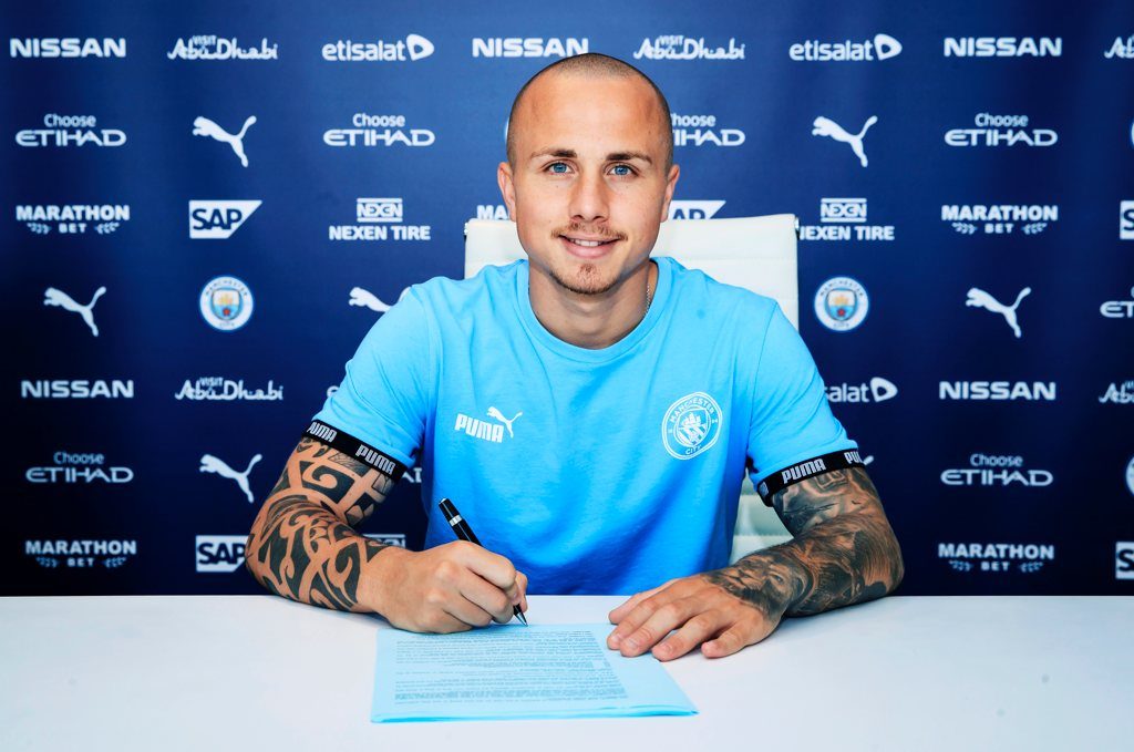 Angelino re-signs with Manchester City
