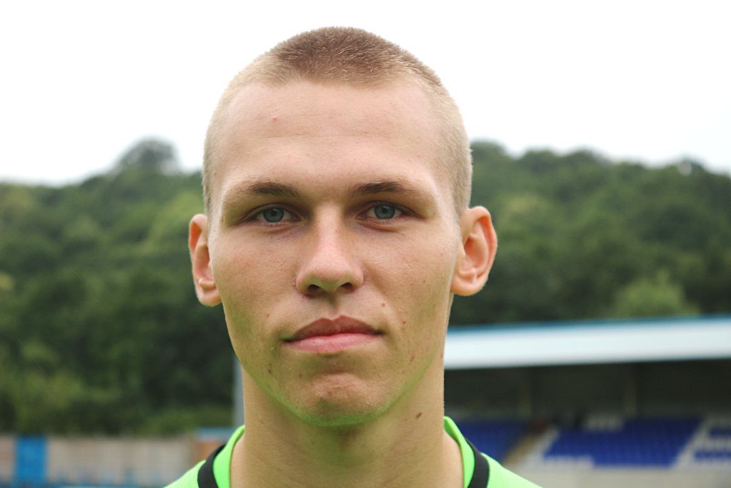 Alex Fojticek Manchester United goalkeeper on loan at Stalybridge Celtic