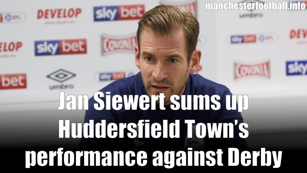 Jan Siewert Huddersfield Town vs Derby County August 5 2019