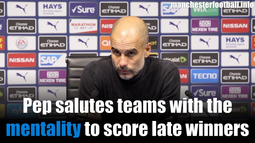 Pep Guardiola - Manchester City 2, Southampton 1 - Saturday November 2 2019