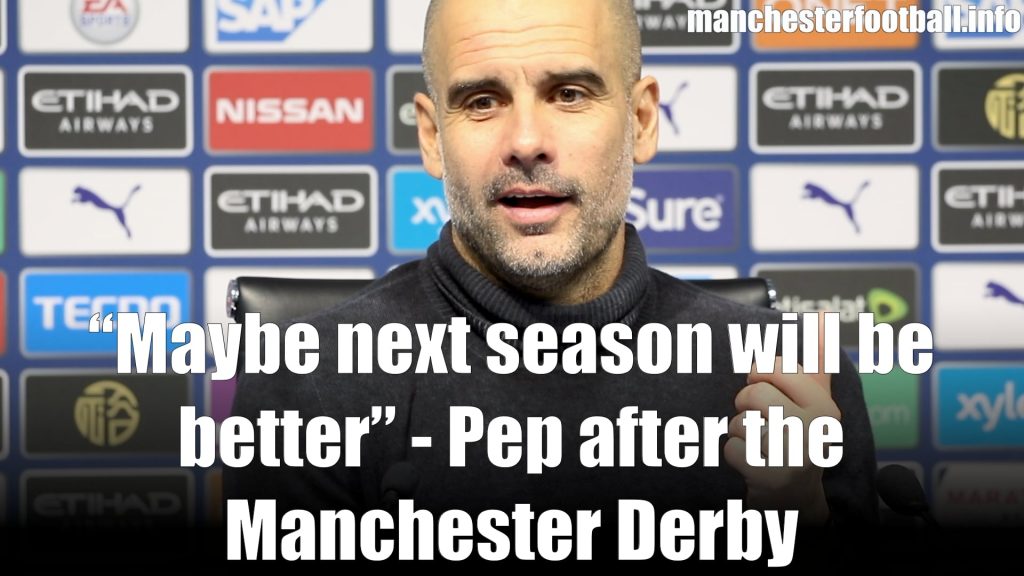 Pep Guardiola - Man City 1, Man Utd 2 - Saturday December 7 2019