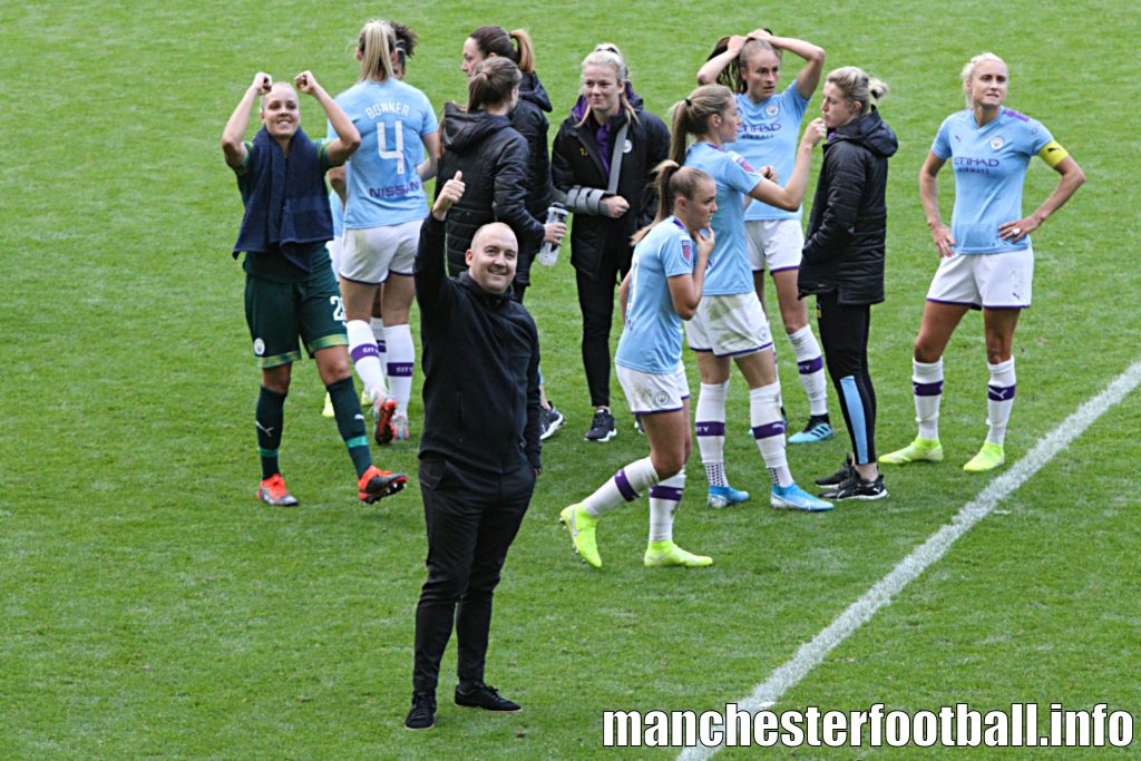 Nick Cushing after the Manchester Derby win