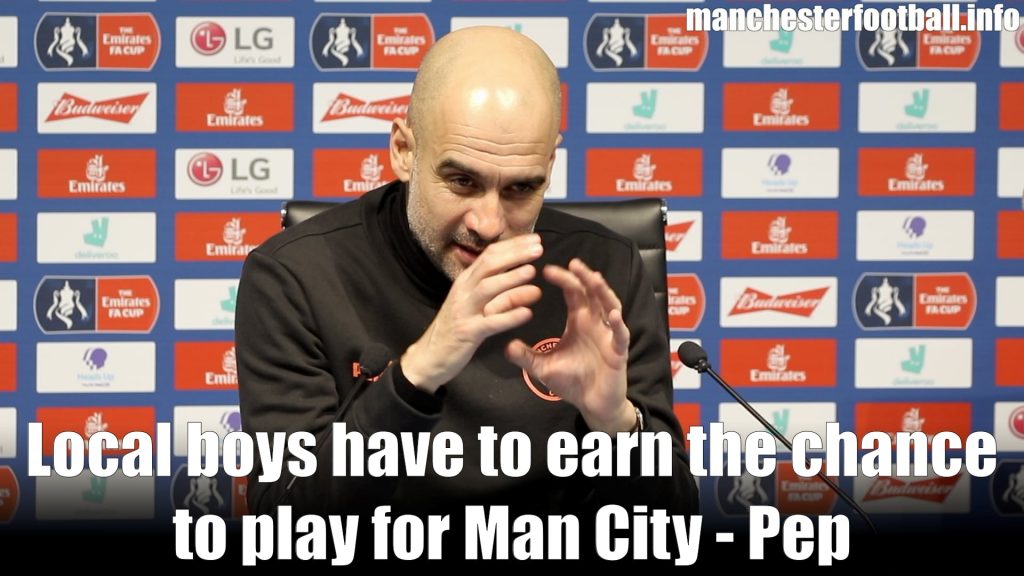 Pep Guardiola - Man CIty 4, Port Vale 1 - Saturday January 4, 2020