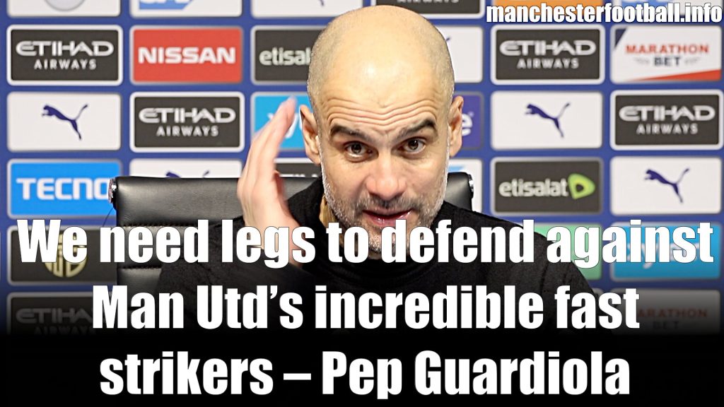 Pep Guardiola - Man City 0, Man Utd 1 - Carabao Cup Semi Final - 2nd Leg - Wednesday January 29, 2020