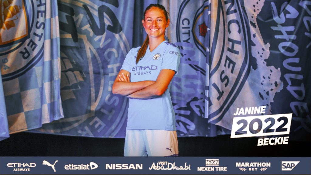 Janine Beckie signs Manchester City Women contract extension until 2022