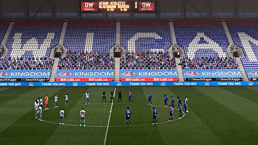 Wigan Athletic vs Blackburn Rovers June 27 2020