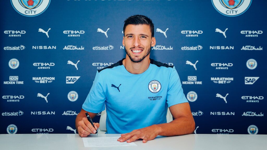 Ruben Dias signs for Manchester City