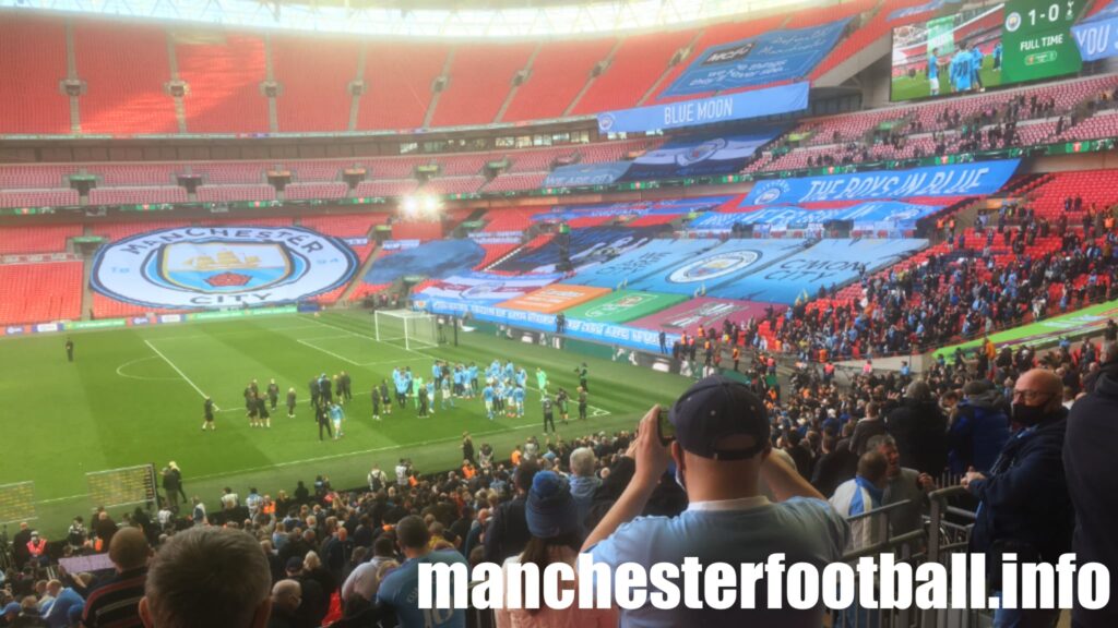 Manchester City 1, Tottenham 0 - after the final whistle at Wembley Sunday April 25 2021