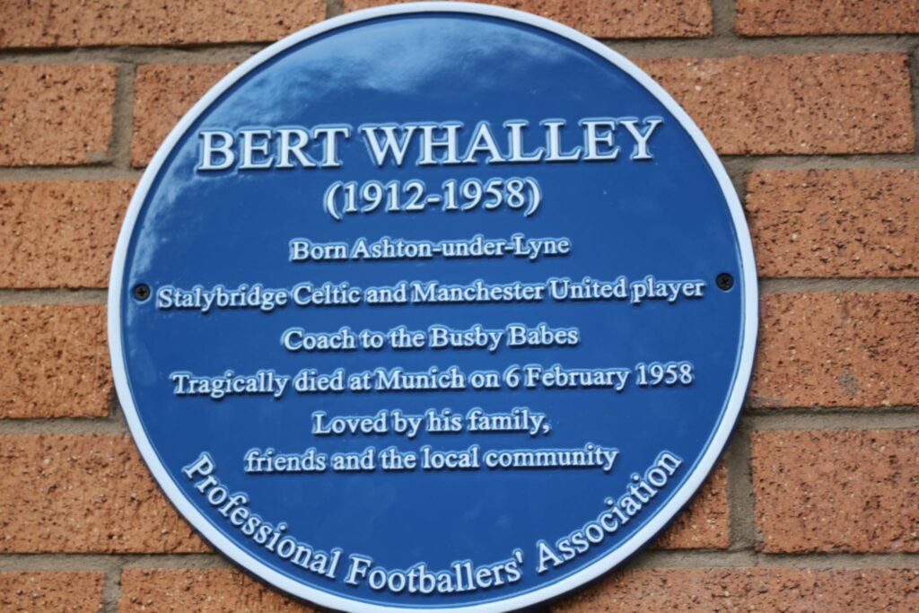 Bert Whalley Plaque