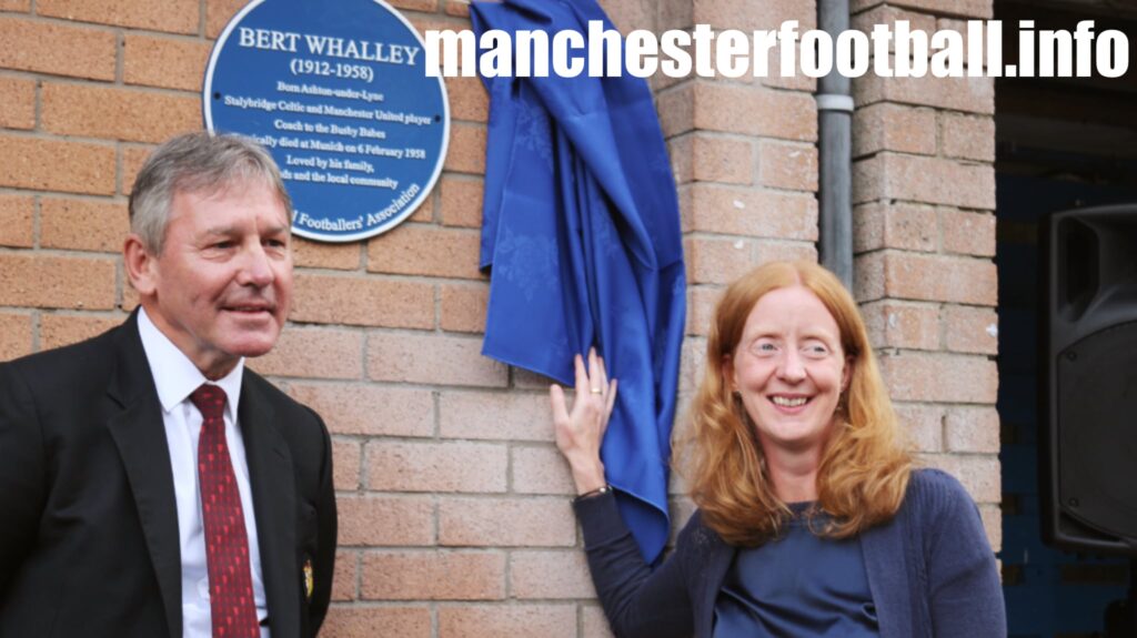 Bryan Robson and Bert Whalley's granddaughter Lindsey Vare - Wednesday July 28 2021