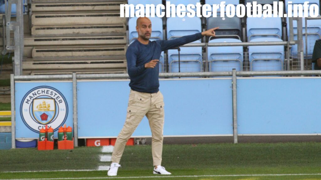 Pep Guardiola at the CFA