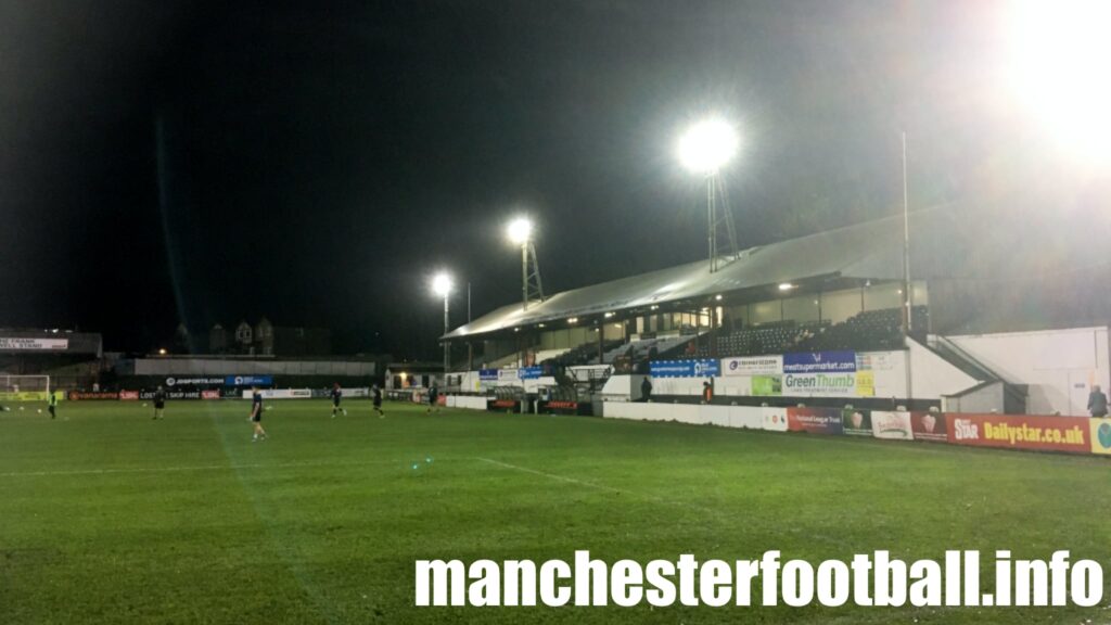 Chorley FC Victory Park at night