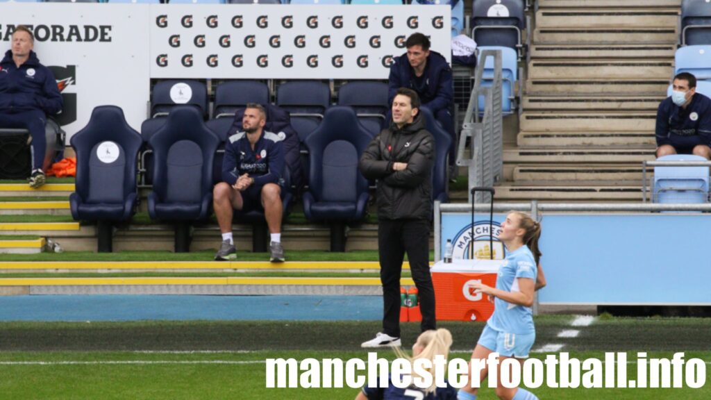 Gareth Taylor - Manchester City Women vs Aston Villa - Saturday November 29 2021