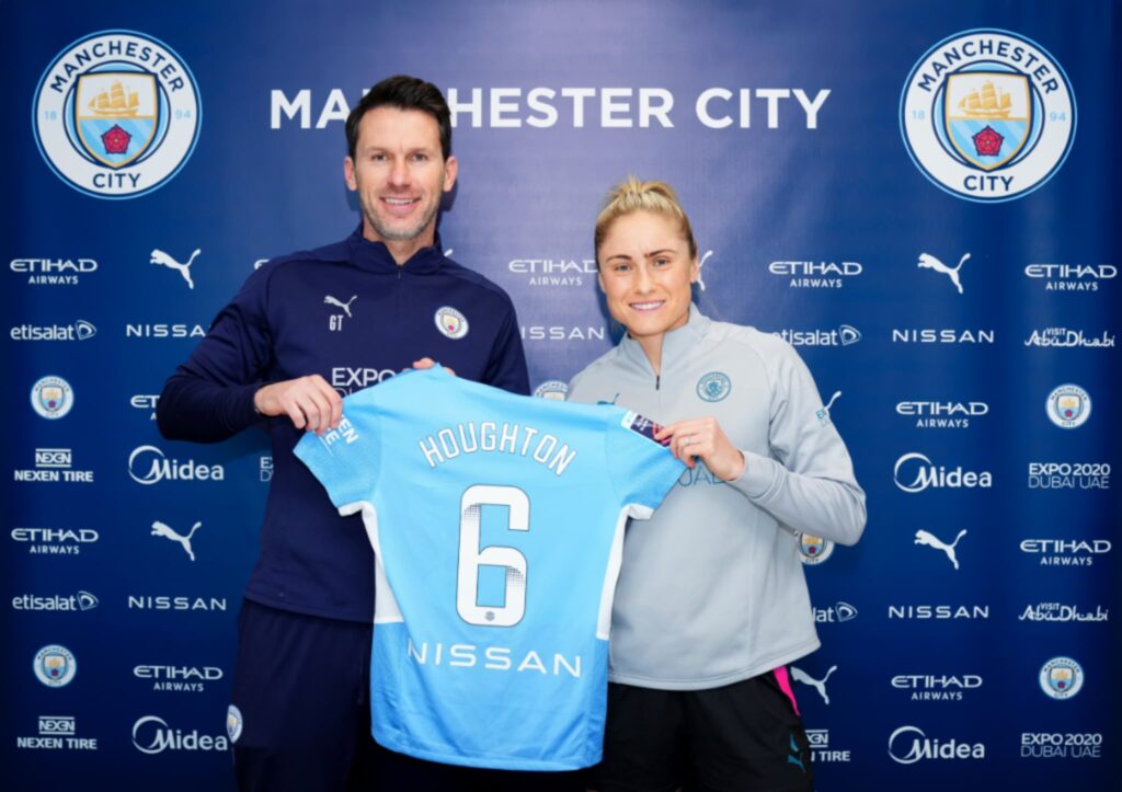 Gareth Taylor and Steph Houghton 2022 contract extension