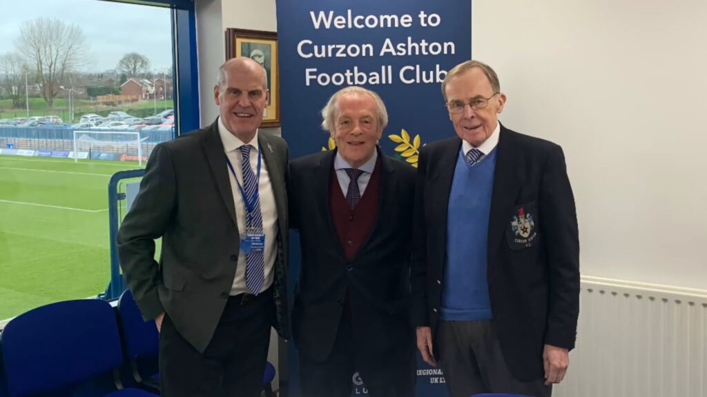 Gordon Taylor visits Curzon Ashton - Photo Credit: Oli Biddle.