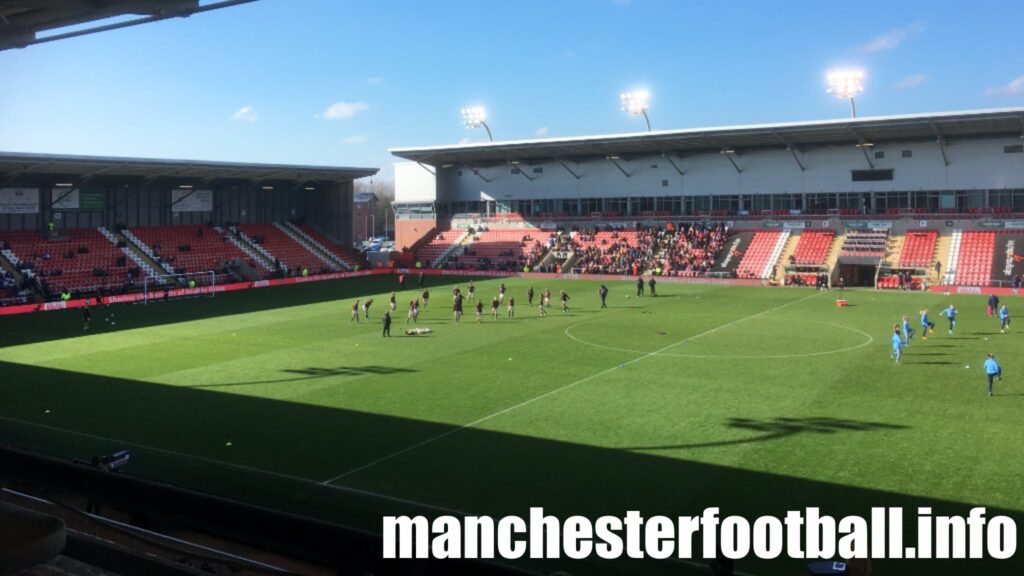 Manchester United Women vs Manchester City Women - at Leigh Sports Village - Sunday February 27 2022