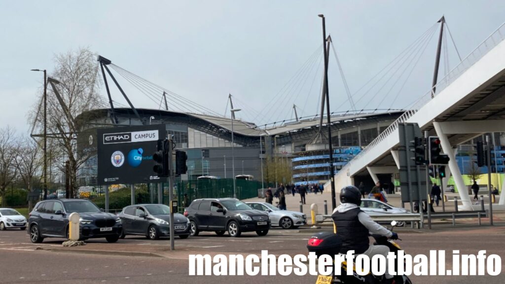 Etihad Stadium before Manchester City vs Liverpool - Sunday April 10 2022