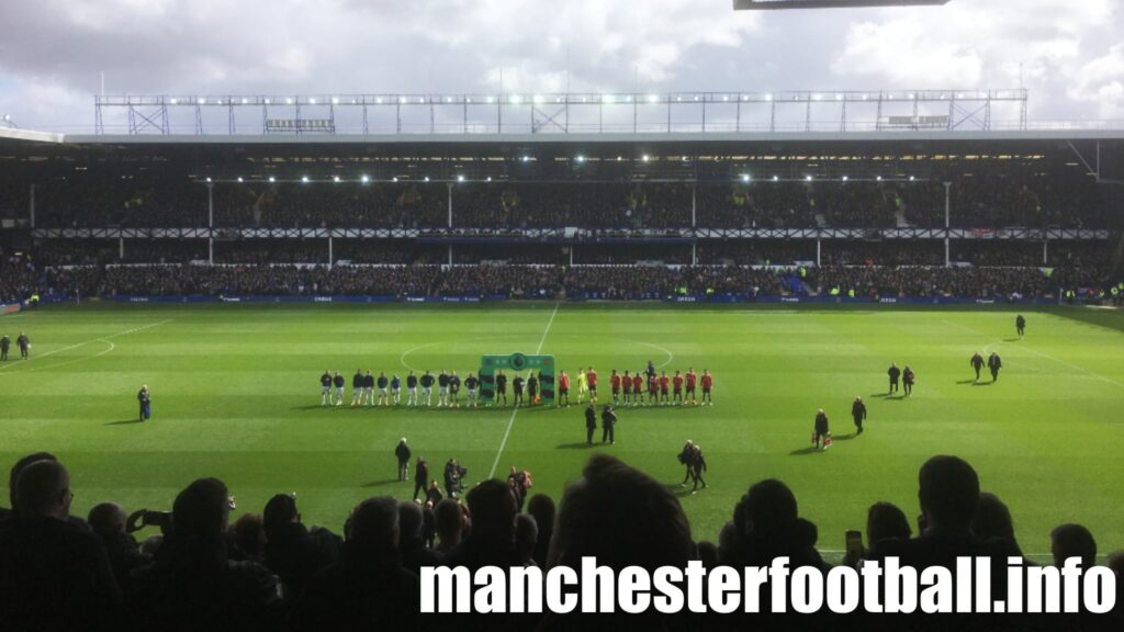 Everton vs Man Utd - Lineups at Goodison Park - Saturday April 9 2022