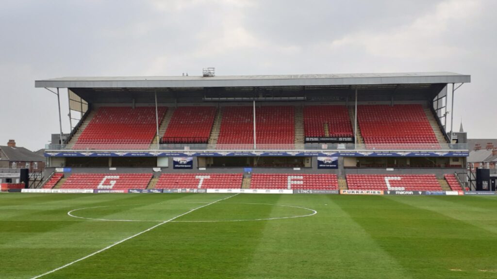 Grimsby Town Blundell Park stand