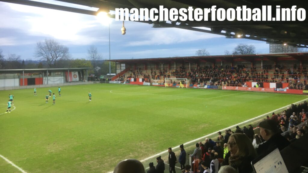 Manchester Premier Cup Final 2022 - Broadhurst Park - Ashton United vs Hyde United Monday April 11 2022