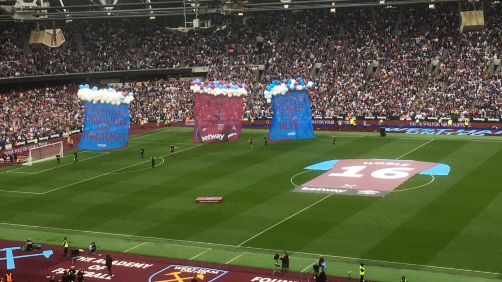 Farewell to Mark Noble - West Ham London Stadium