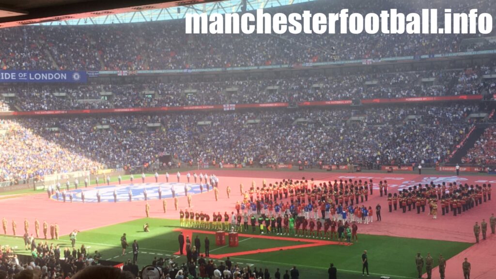 Lineups before Chelsea v Liverpool FA Cup Final - Wembley Stadium - Saturday May 14 2022