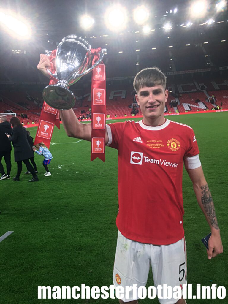Rhys Bennett - Man Utd captain - FA Youth Cup - Wednesday May 11 2022