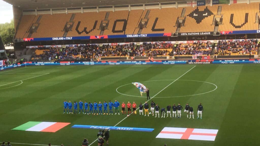 England vs Italy at Molineux - Saturday June 11 2022